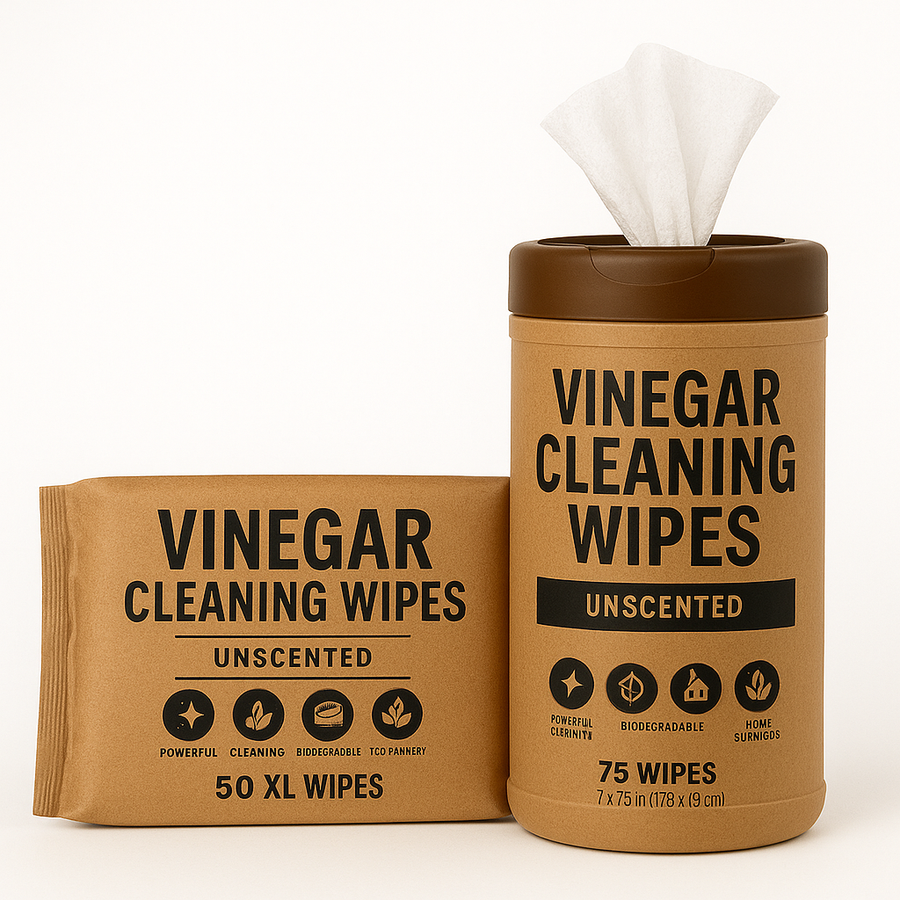 Disposable Vinegar Cleaning Wipes